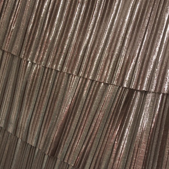 Sparkling Silver Forever 21 Tiered Top! - Picture 3 of 6